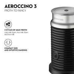 Nespresso Aeroccino 3 Milk Frother White - Image 3