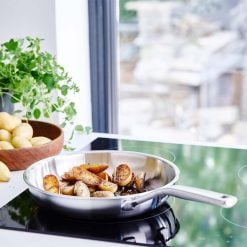 Alternative view of Kitchenaid CC003245-001 24 Cm Stainless Steel Frying Pan,
