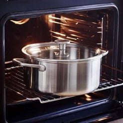 Alternative view of Kitchenaid CC003259-001 20 Cm Stainless Steel Casserole With Tempered Glass LED