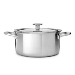Kitchenaid CC003260-001 24 Cm Stainless Steel Casserole With Tempered Glass LED