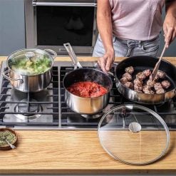 Alternative view of Kitchenaid CC005738-001 16 Cm Stainless Steel Sheet saucepan with 2 spouts