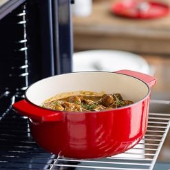 Kitchenaid CC006057-001 22 cm Cast Iron Casserole With Lid - Image 3