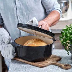 Kitchenaid CC006061-001 26 cm Cast Iron Casserole With Lid - Image 3