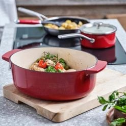 Kitchenaid CC006063-001 30 cm Cast Iron Oval casserole With Lid - Image 3