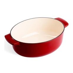 Alternative view of Kitchenaid CC006063-001 30 cm Cast Iron Oval casserole With Lid
