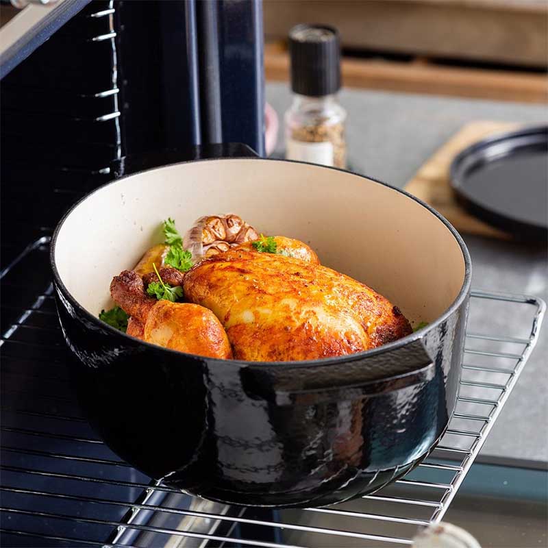 Kitchenaid CC006064-001 30 cm Cast Iron Oval casserole With Lid - Image 3