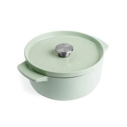 Kitchenaid CC007433-001 22 cm Cast Iron Casserole With Lid, Robust and Durable