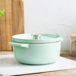 Kitchenaid CC007433-001 22 cm Cast Iron Casserole With Lid, Robust and Durable - Image 3