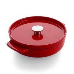 Kitchenaid CC009009-001 26 cm Cast Iron Pan/Saucepan With Lid