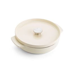 Kitchenaid CC009010-001 26 cm Cast Iron Pan/Saucepan With Lid