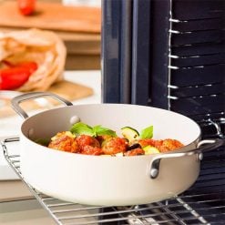 Alternative view of Kitchenaid CC010433-001 28 Cm Non-Stick Aluminium Ceramic Skillet with Lid