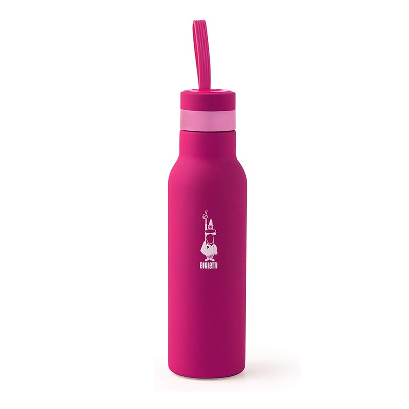 Bialetti Dcxin00016 Thermic Bottle 500Ml, Leak Proof, Screw Cap, Lid, Plastic, Fuchsia Color