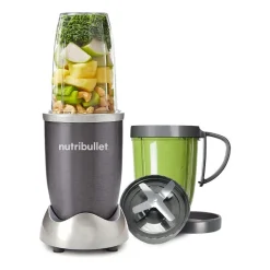 Nutribullet NBR-0812 Multi-Function Blender 600W – 8-Piece Set, Grey - Image 2