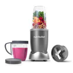 Nutribullet NBR-0812 Multi-Function Blender 600W – 8-Piece Set, Grey