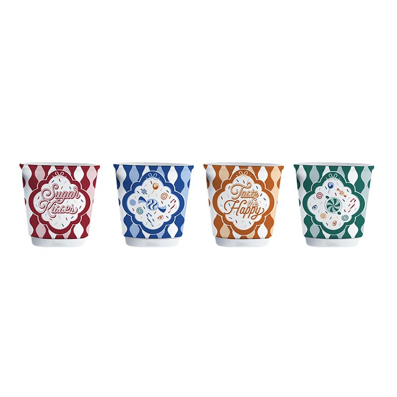 Bialetti Ncandy010 Set 4 Cups "Bicchierini" - Candy Land