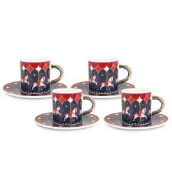 Bialetti Nmagic003 Set 4 Cups And Saucers-Carousel - Image 2