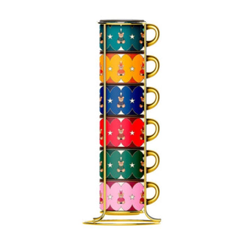 Bialetti Nmagic004 Stackable 6 Cups - Teddy Bear