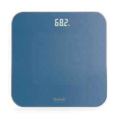 Tefal PP1905V0 Classic 3, Bathroom Scale, Easy-To-Read Invisible Screen, 180kg Capacity -Aqua Metal