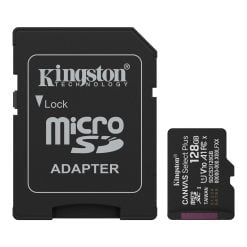 Kingston Canvas Select Plus 128GB microSD Memory Card – 150MB/s, UHS-I, U1, V10, A1