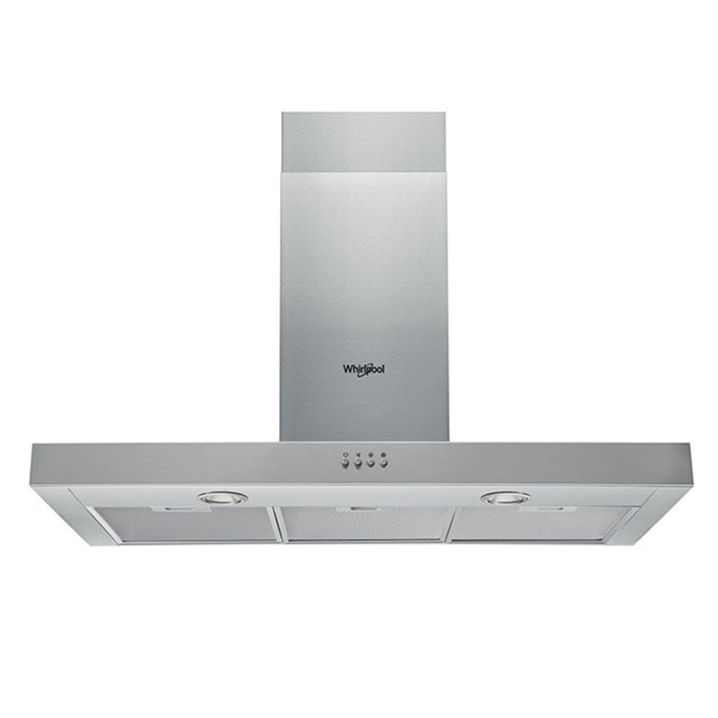 Whirlpool Whbs95Lmx Chimney Hood 90Cm Silver