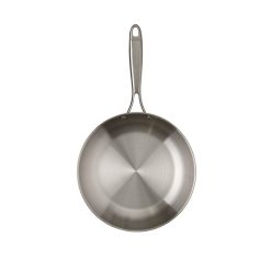 Pyrex Stainless steel frying pan with fixed handle