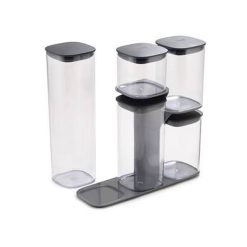 Joseph Joseph 81071 Storage Container With Stand - Gray/Plastic
