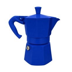 Alternative view of Bialetti 0005464 Moka Express 3 Cups Blue