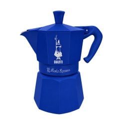 Bialetti 0005464 Moka Express 3 Cups Blue