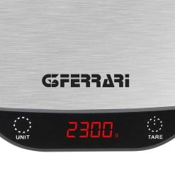 G3ferrari G20096  Electronic Kitchen Scale: Stainless Steel Plate - Image 3