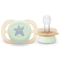 Philips Avent SCF075/17 2 Ultra Start Night Time Soother 0-2m - Girl - Image 3