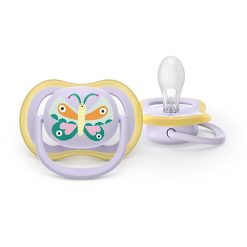 Philips Avent SCF087/04 2 Ultra Air design Soothers Parot/Buttefly  0-6m - Girl - Image 3