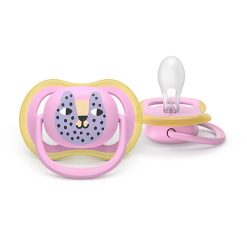 Philips Avent SCF087/13 2 Ultra Air design Soothers Leaf/CAtt 6-18m - Girl - Image 3