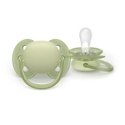 Philips Avent SCF091/37 2 Ultra Soft Plain Soother 0-6m - Boy - Image 3