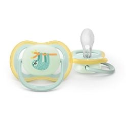 Alternative view of Philips Avent SCF376/24 2 Ultra Air Night Soothers 0-6m - Boy
