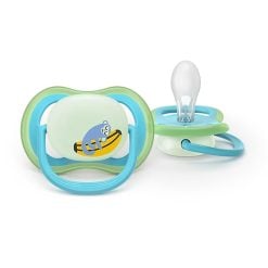 Alternative view of Philips Avent SCF376/28 2 Ultra Air Night Soothers 6-18m - Boy