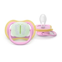 Philips Avent SCF376/29 2 Ultra Air Night Soothers 6-18m - Girl - Image 3