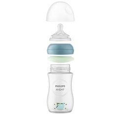 Alternative view of Philips Avent SCY903/81 Natural Feeding Bottle 260ml - Single Pack - Glow in the Dark