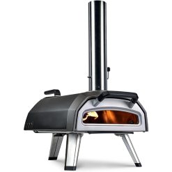 OONI UU-P30300 Ooni Karu 2 Multi-Fuel Outdoor Pizza Oven – Wood and Gas, with Pizza Stone & Integrated Thermometer